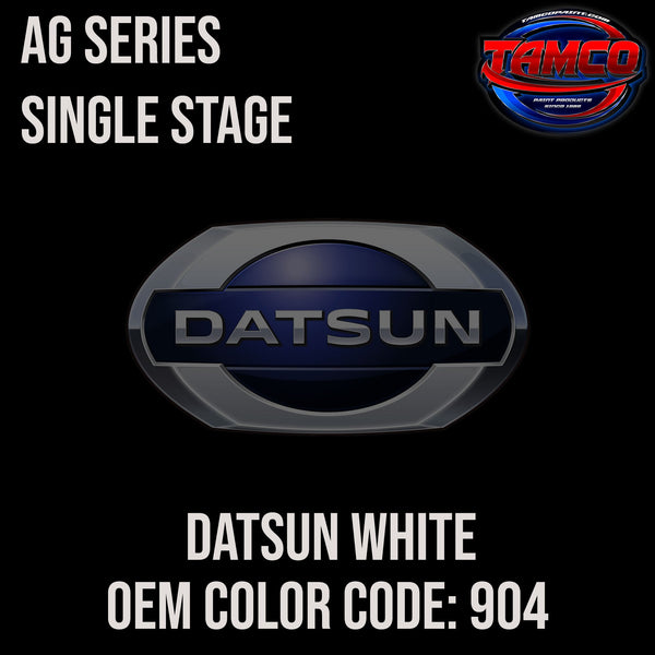 Datsun White | 904 | 1970-1975 | OEM AG Series Single Stage