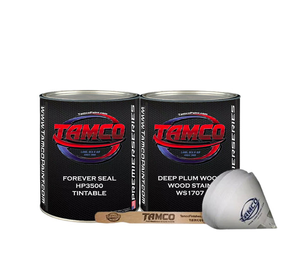 Tamco Paint Deep Plum Wood - Wood Stain Quart without Tamco Cleaners