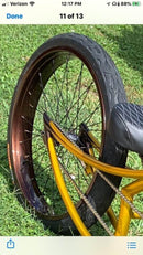 Dirtbag Brown Bicycle Wheel