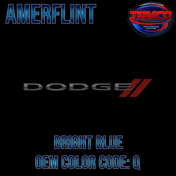 Dodge Bright Blue | Q | 1968-1990 | OEM Amerflint II Series Single Stage