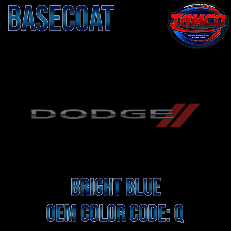 Dodge Bright Blue | Q | 1968-1990 | OEM Basecoat