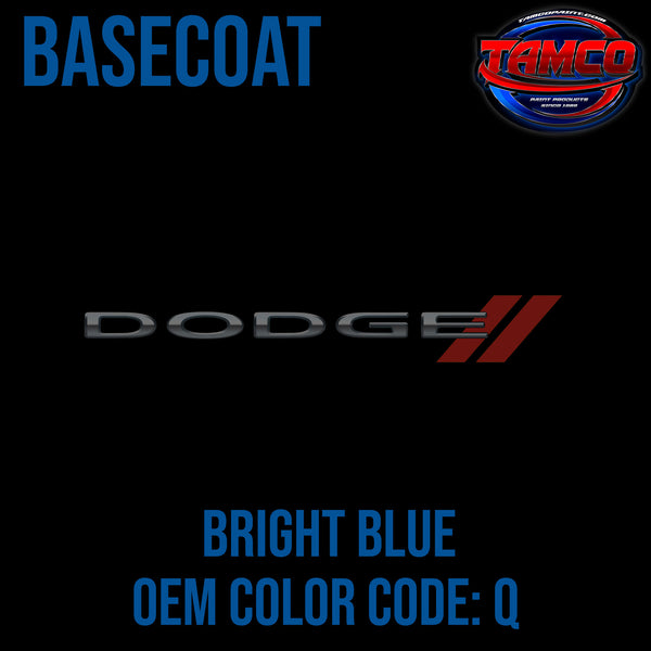 Dodge Bright Blue | Q | 1968-1990 | OEM Basecoat