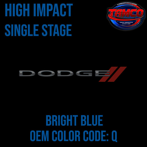 Dodge Bright Blue | Q | 1968-1990 | OEM High Impact Series Single Stage