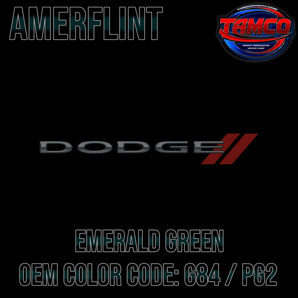 Dodge Emerald Green | G84 / PG2 | 1992-1997 | OEM Amerflint II Series Single Stage