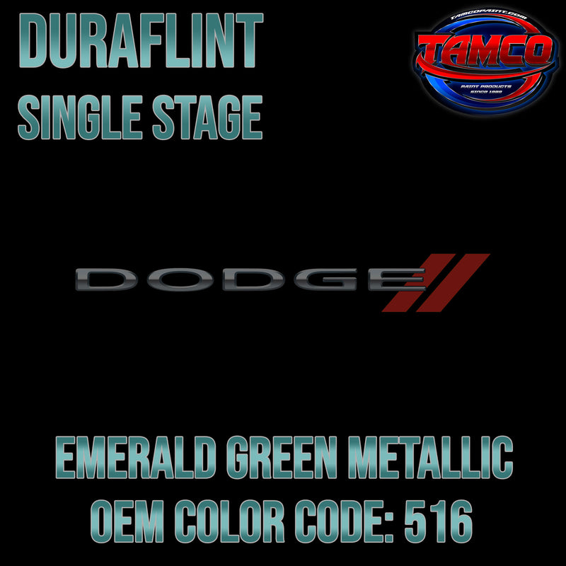 Dodge Emerald Green Metallic | 516 | 1955 | OEM DuraFlint Series Single Stage