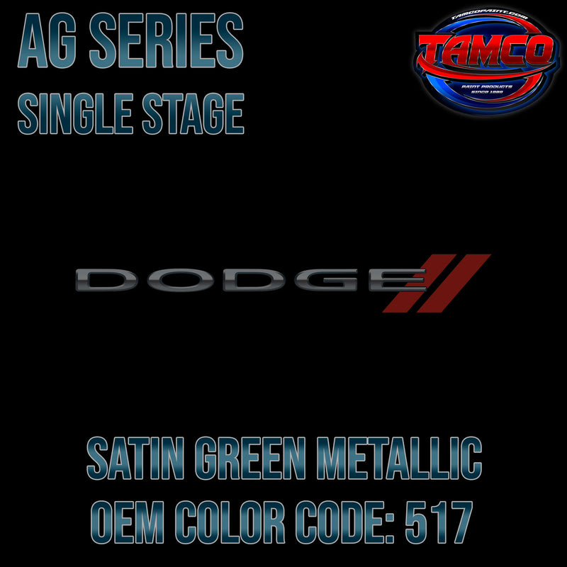Dodge Satin Green Metallic | 517 | 1955 | OEM AG Series Single Stage