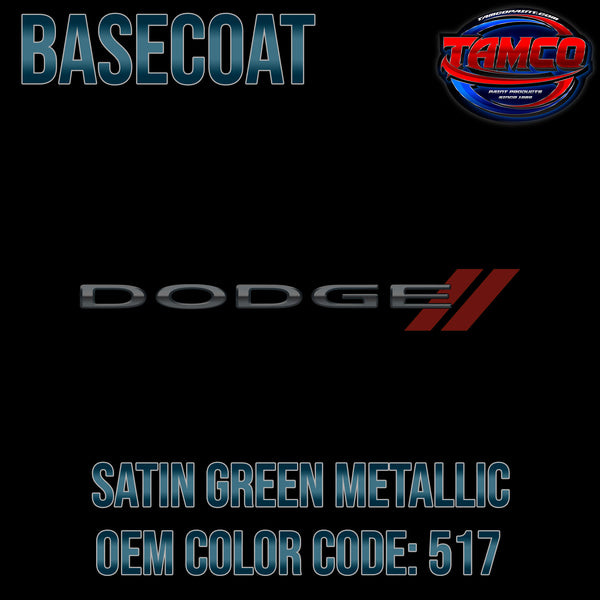 Dodge Satin Green Metallic | 517 | 1955 | OEM Basecoat