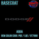 Dodge Aqua Code PQE / LQE / DT7988 OEM Basecoat