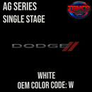 Tamco Paint Dodge White Code W OEM AG Series Single Stage