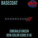 Tamco Paint  Dodge Emerald Green Code 516 OEM Basecoat
