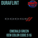Tamco Paint  Dodge Emerald Green Code 516  OEM DuraFlint Series Single Stage