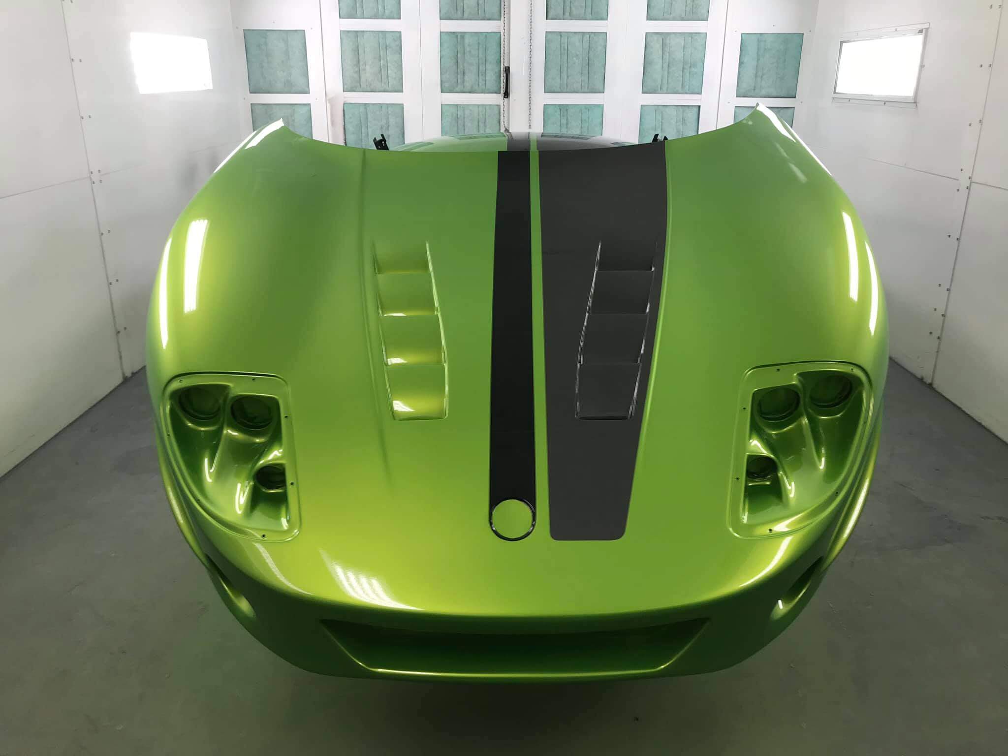 Dodge Snakeskin Green Pearl Car part