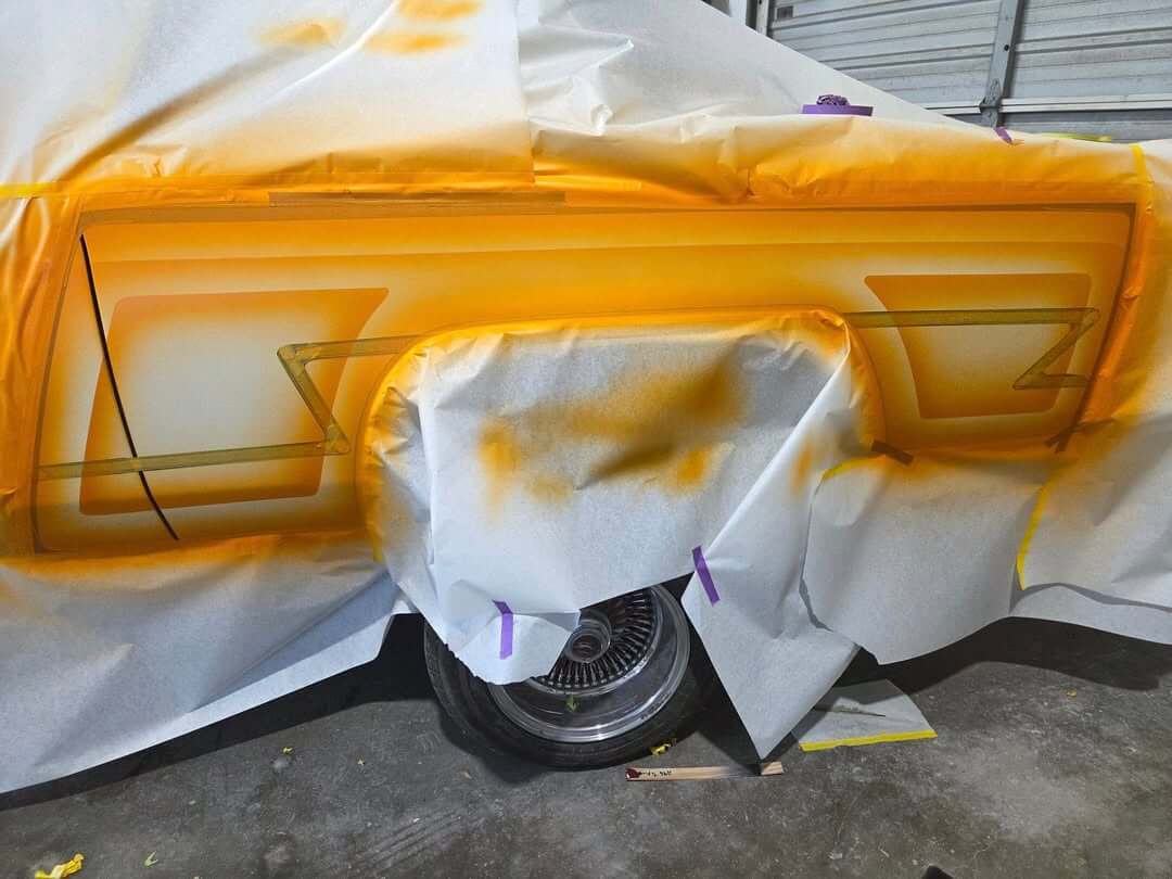 Tamco Paint Egyptian Gold on Oldsmobile Cutlass Supreme