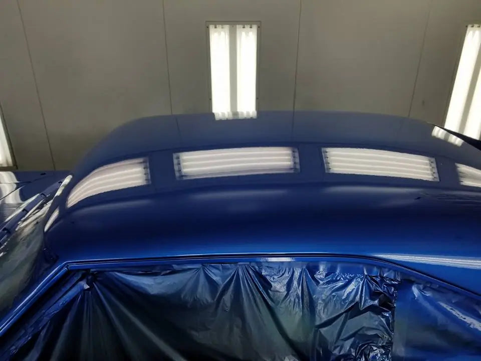 Tamco Paint Chrysler Electric Blue Pearl | PB5 / AB5 | 2003-2021 | OEM Basecoat on 1968 Dodge Charger