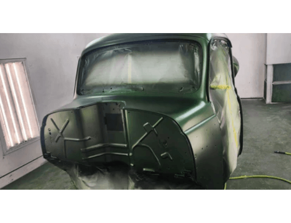 Tamco Paint Emerald City Candy Pearl Basecoat in 1955 International R122