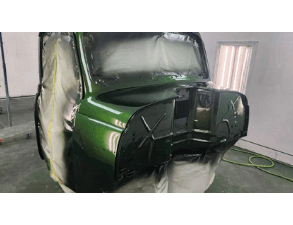 Tamco Paint Emerald City Candy Pearl Basecoat in 1955 International R122