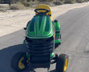 Tamco Paint Emerald City Candy Concentrate in John Deere Lawn Mower
