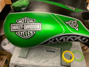 Tamco Paint Emerald City Candy Pearl Basecoat on Harley Davidson Road Glide