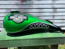 Tamco Paint Emerald City Candy Pearl Basecoat on Harley Davidson Road Glide