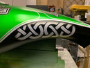 Tamco Paint Emerald City Candy Pearl Basecoat on Harley Davidson Road Glide