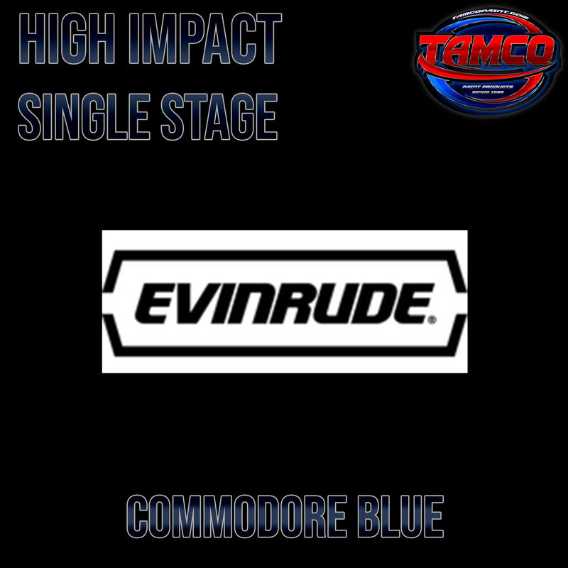 Evinrude Commodore Blue | 1958 | OEM High Impact Series Single Stage