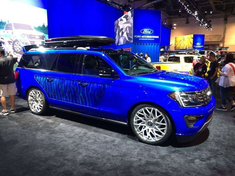 Blue Nitrous 2019 Ford Expedition Limited