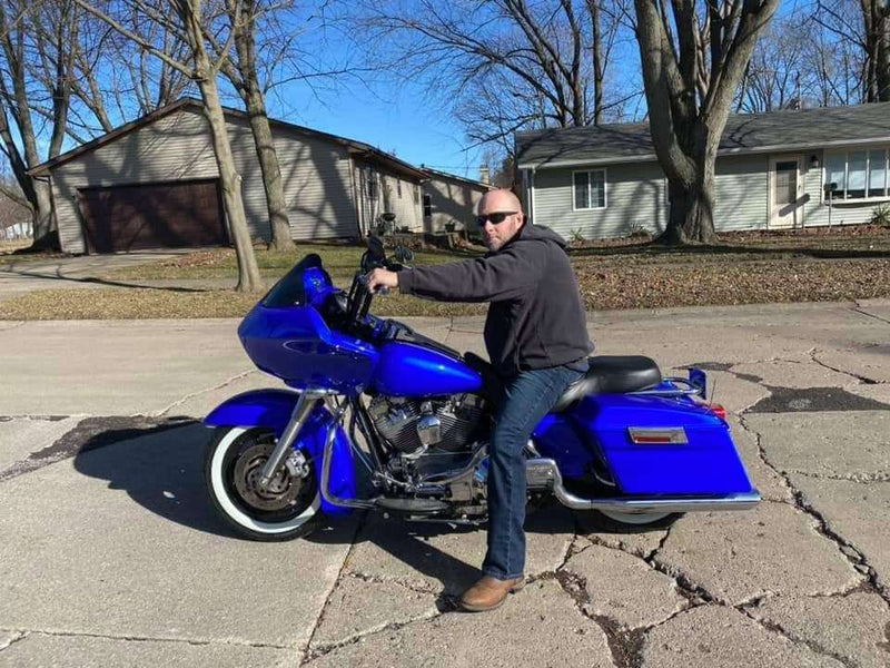 Blue Nitrous Harley Davidson Road Glide