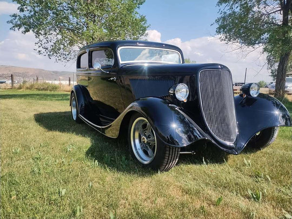 Murdered Out Black 2.0 1934 Ford Sedan