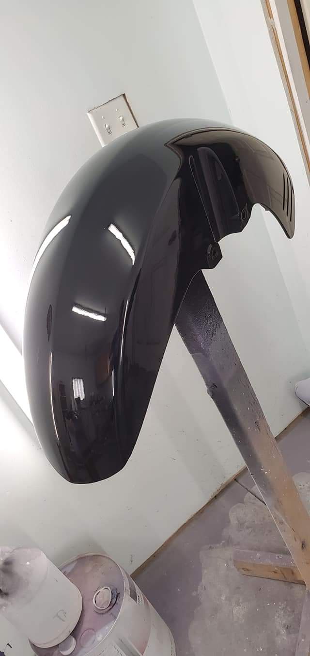 Tamco Paint motor part Murdered Out Black
