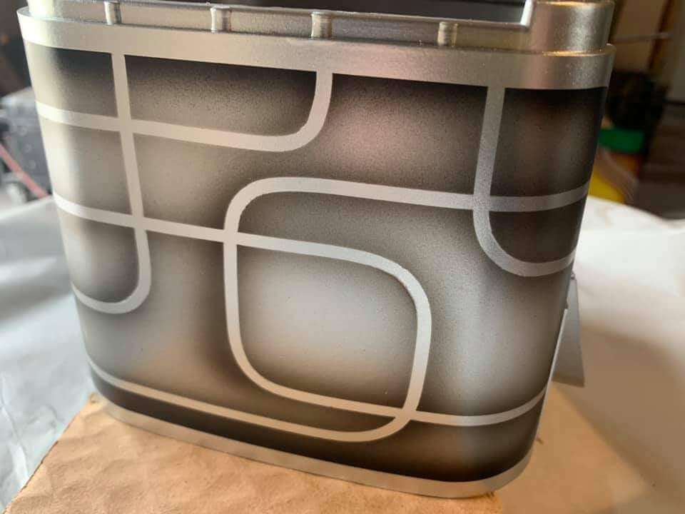 Slick Silver Metallic Box