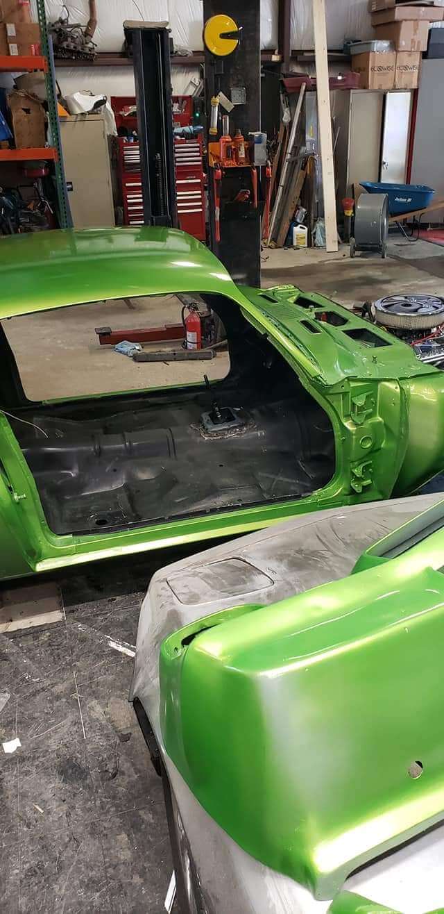 Snakeskin Green OEM Basecoat Dodge Challenger 