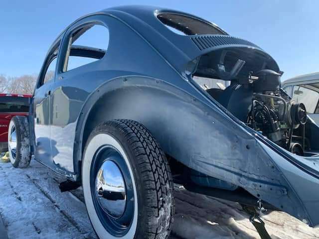 Capri Blue Volkswagen Beetle Coupe