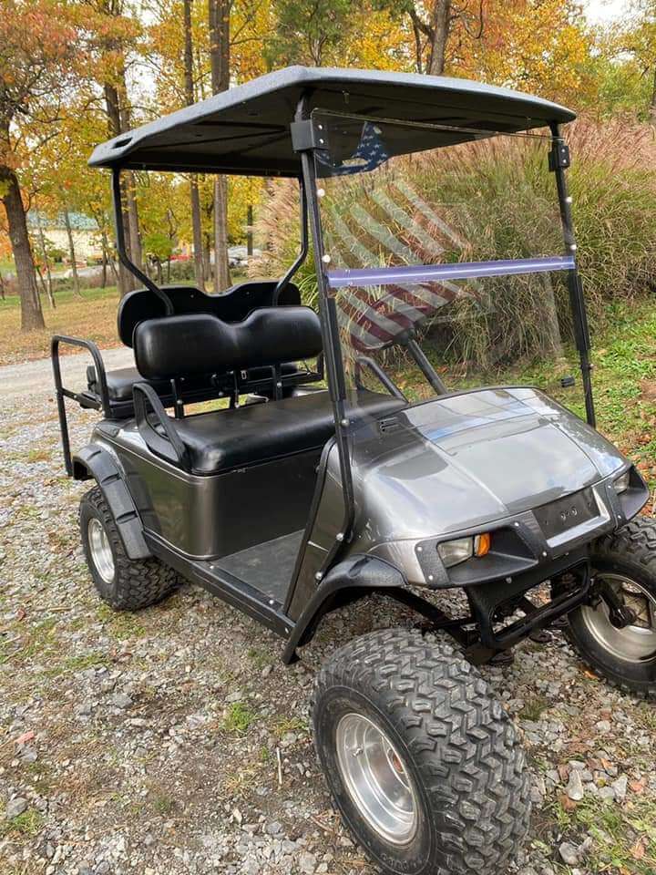 Smoke Metallic Golf Cart