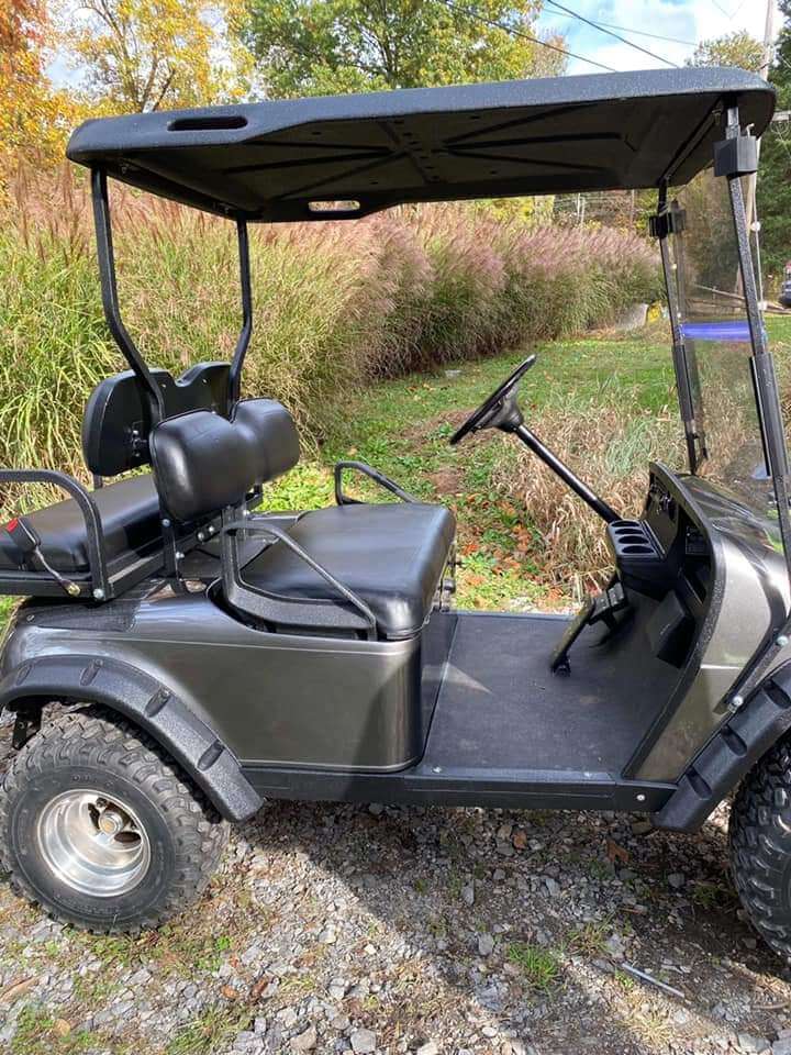 Smoke Metallic Golf Cart