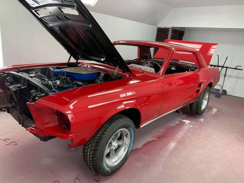 Candy Apple Red 1967 Ford Mustang