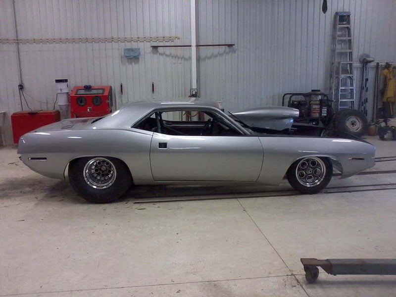 Billet Silver Metallic Plymouth Barracuda