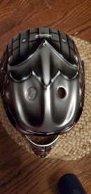 Slick Silver Metallic Helmet