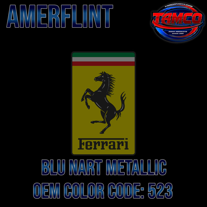Ferrari Blu Nart Metallic | 523 | 1997-2015 | OEM Amerflint II Series Single Stage
