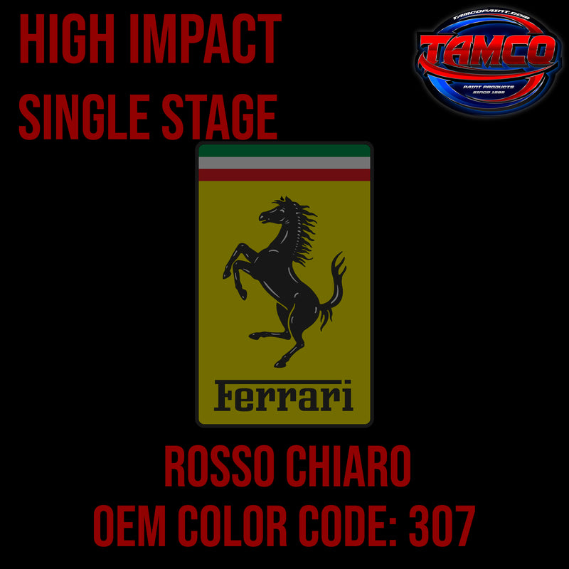 ONLY Ferrari Rosso Chiaro | 307 | 1980-1982 | OEM High Impact Series Single Stage