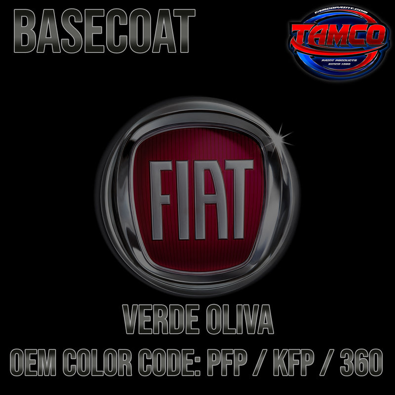 Fiat Verde Oliva | PFP / KFP / 370 | 2010-2019 | OEM Basecoat