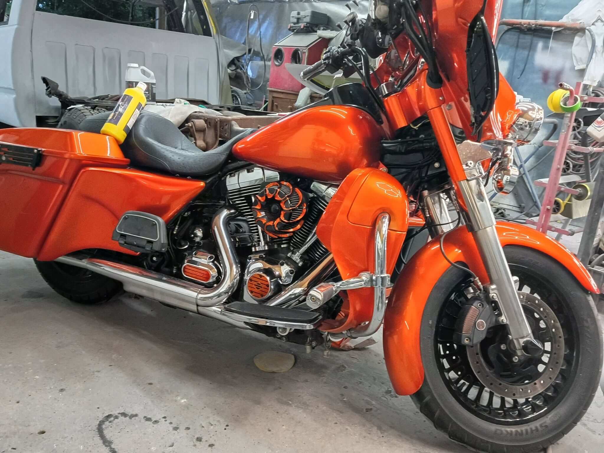 Tamco Paint Finishing Polish on Harley-Davidson Street Glide