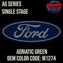 Tamco Paint Ford Adriatic Green  OEM Color Code: M1274 AG Series Single Stage