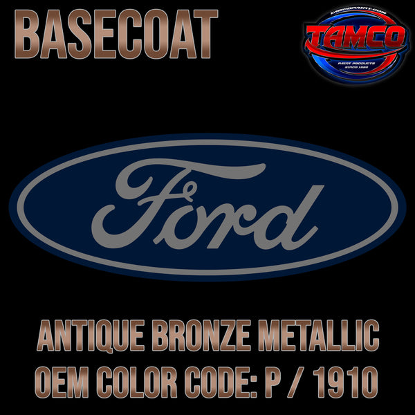 Ford Antique Bronze Metallic | P / 1910 | 1966 | OEM Basecoat