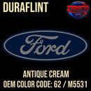 Tamco Paint Ford Antique Cream OEM COLOR CODE: 62 / M5531 - Duraflint