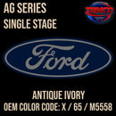 Tamco Paint Ford Antique Ivory OEM COLOR CODE: X / 65 / M5558 AG Series