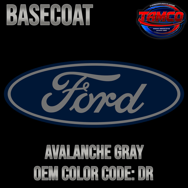Ford Avalanche Gray | DR / 7344 | 2015-2024 | OEM Basecoat