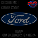 Tamco Paint Ford Black OEM Color Code: 1C / M1724 High Impact SS