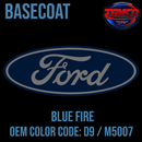 Tamco Paint OEM Ford Blue Fire Color Code: D9 / M5007 Basecoat