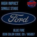 Tamco Paint OEM Ford Blue Fire Color Code: D9 / M5007 High Impact SS