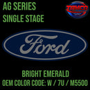 Tamco Paint Ford Bright Emerald OEM COLOR CODE: W / 7U / M5500 AG Series